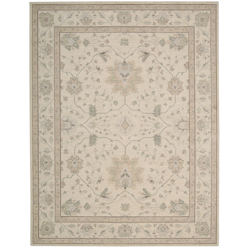 Deeksha Wool Oriental Indoor Rug, Rectangle 8' x 11'