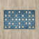 Tapis bleu Moody