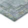 Machine Washable Indoor/Outdoor Xhevrie Teal Rug