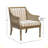 Accent Armchair, Solid Wood Frame Chair
