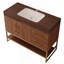 Meuble-lavabo de salle de bain avec lavabo, armoire autoportante avec tablette de rangement et tiroir-1571577966