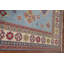 Tapis bleu clair fait à la main Kazak