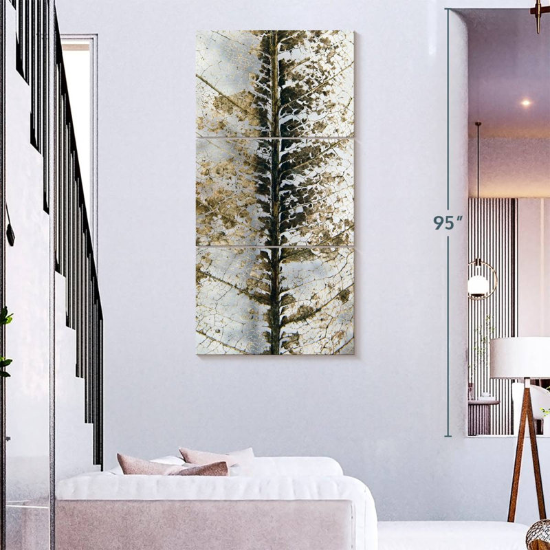 Leaf Structure, 75" H x 36" W