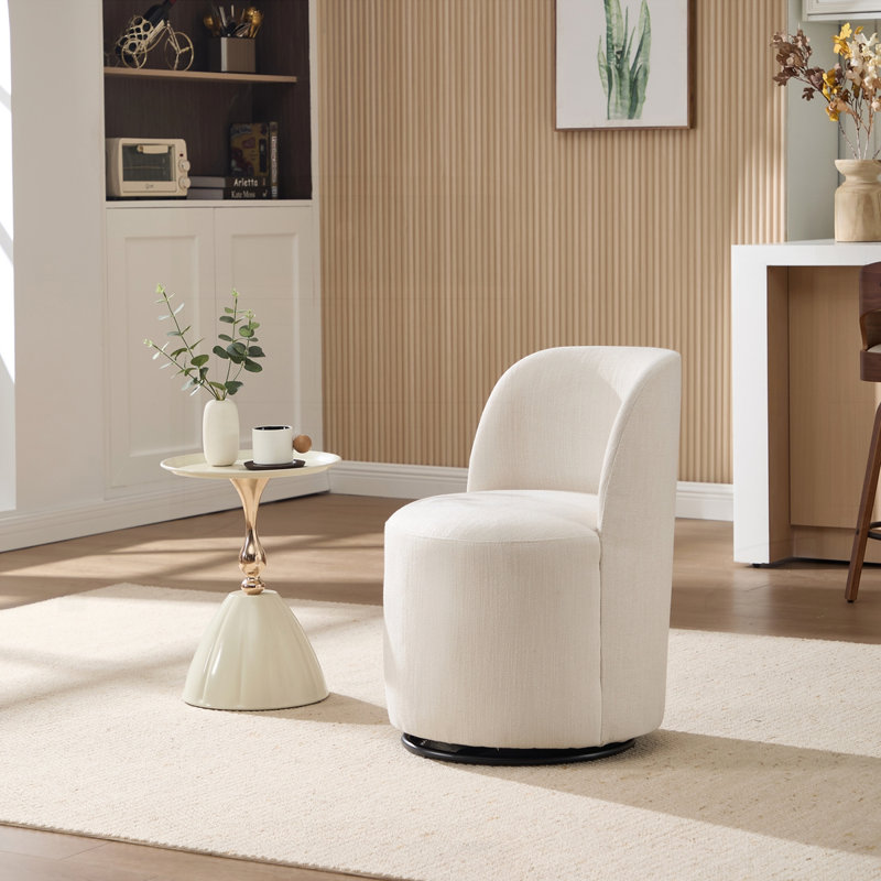 Chaise pivotante Mid-Century, Beige
