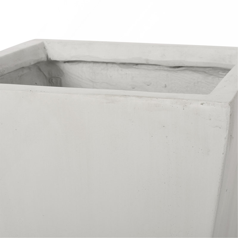 Petit pot à fleurs 13 po MGO, 24.75" H x 13" W x 13" D