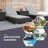 Modern PE Wicker Chaise Lounge Chair with Cushions, Adjustable Reclining Backrest for Patio, Poolside, & Garden-1821691182