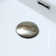 Pop-Up Bathroom Sink Drain Stopper with Overflow