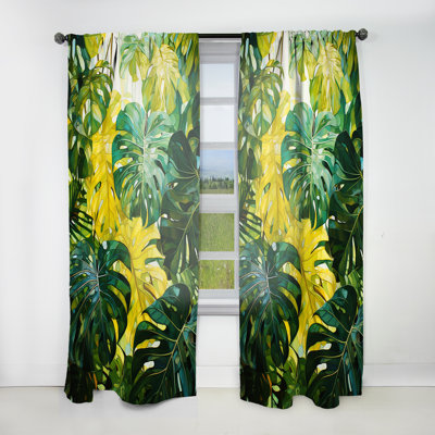 Follansbee - Jungle Curtain - Room Darkening Curtain - 1 Panels
