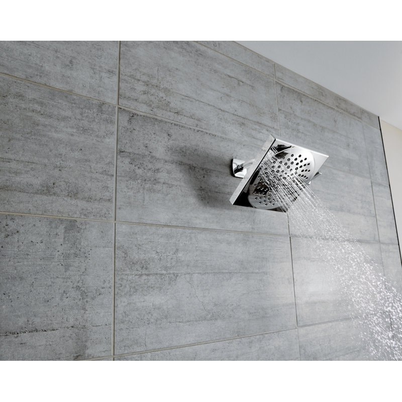 Velocity Fixed Shower Head with Immersion, Matte Black