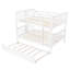 Ensemble de lit superposé en métal avec lit gigogne, style contemporain, structure en fer-1063347439