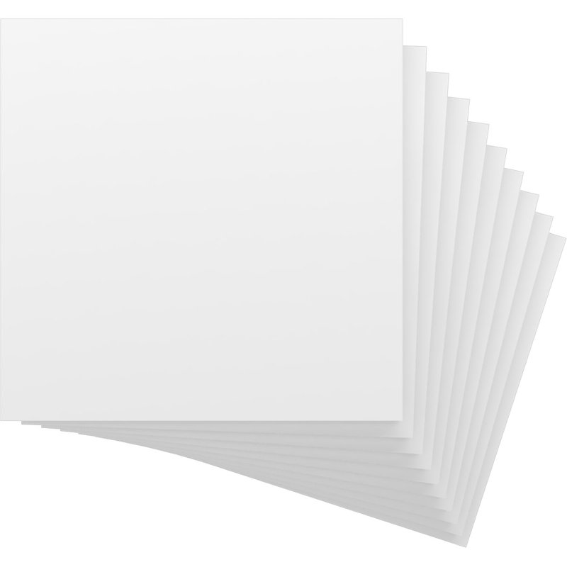 Panneaux de loisirs en PVC, H 7,75 po x l 7,75 po x P 1 po