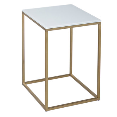 Licata Glass Top End Table