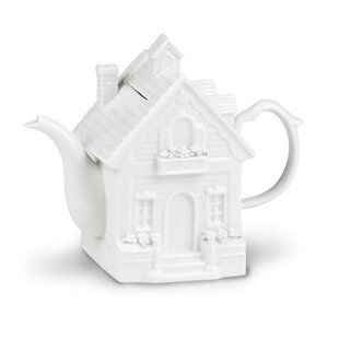 Soho Home House Teapot, Bone China in White | Small