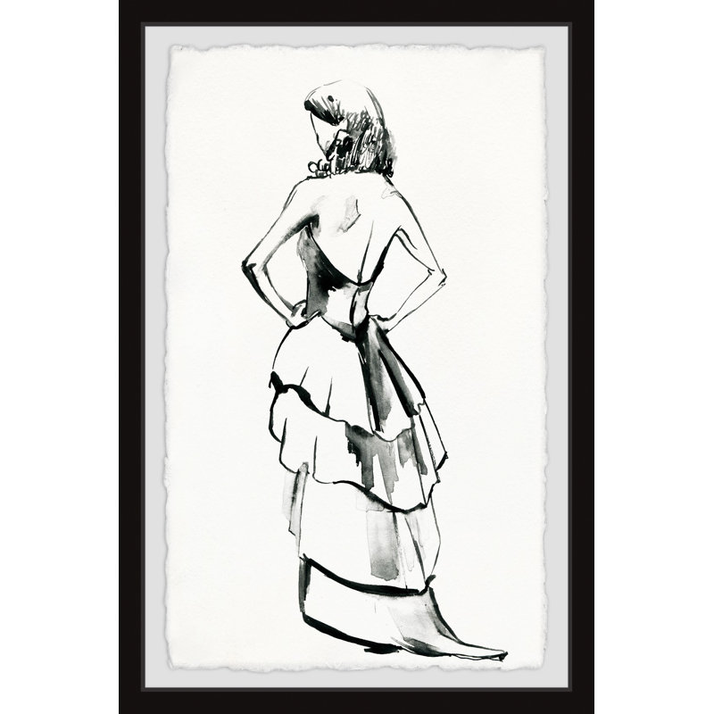 Long Back by Marmont Hill - Single Picture Frame Painting, 30cm H x 20cm W x 3.81cm D