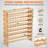 72 Bottle Upgrade Modular Wine Rack Bamboo Wood Display Shelf 8-Tier