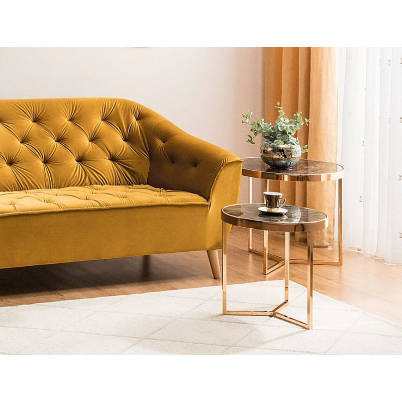 Emerick Cross Legs Coffee Table