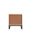 Table d'appoint en bouleau Coastal Modern