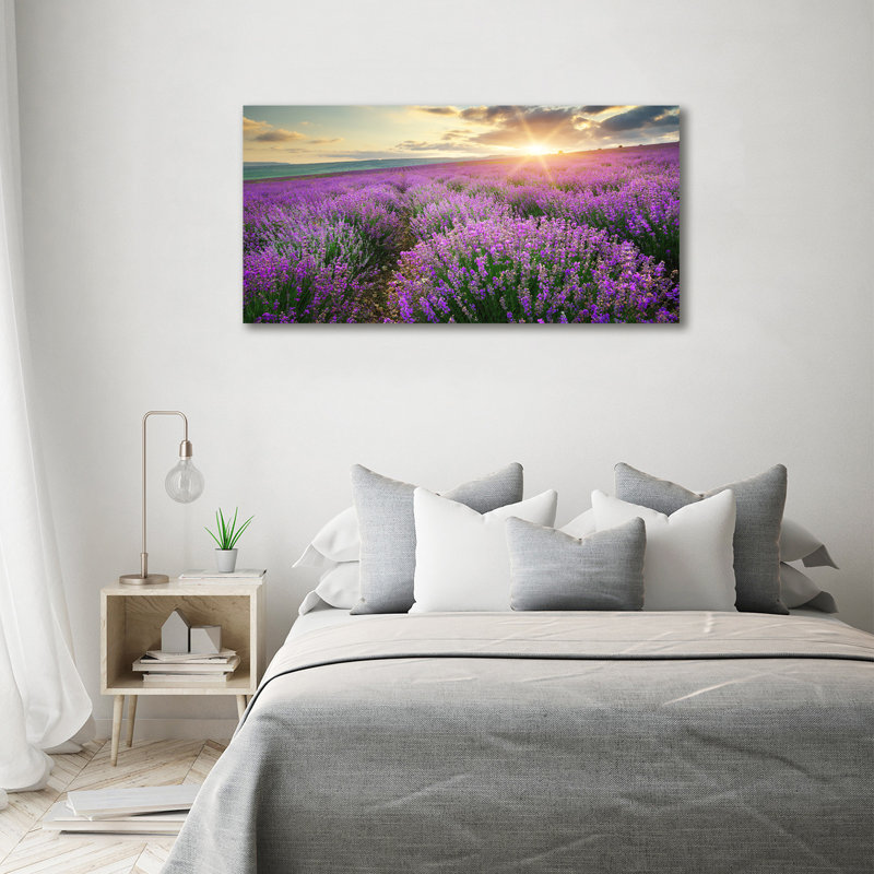 Lavender Field - Wrapped Canvas Print