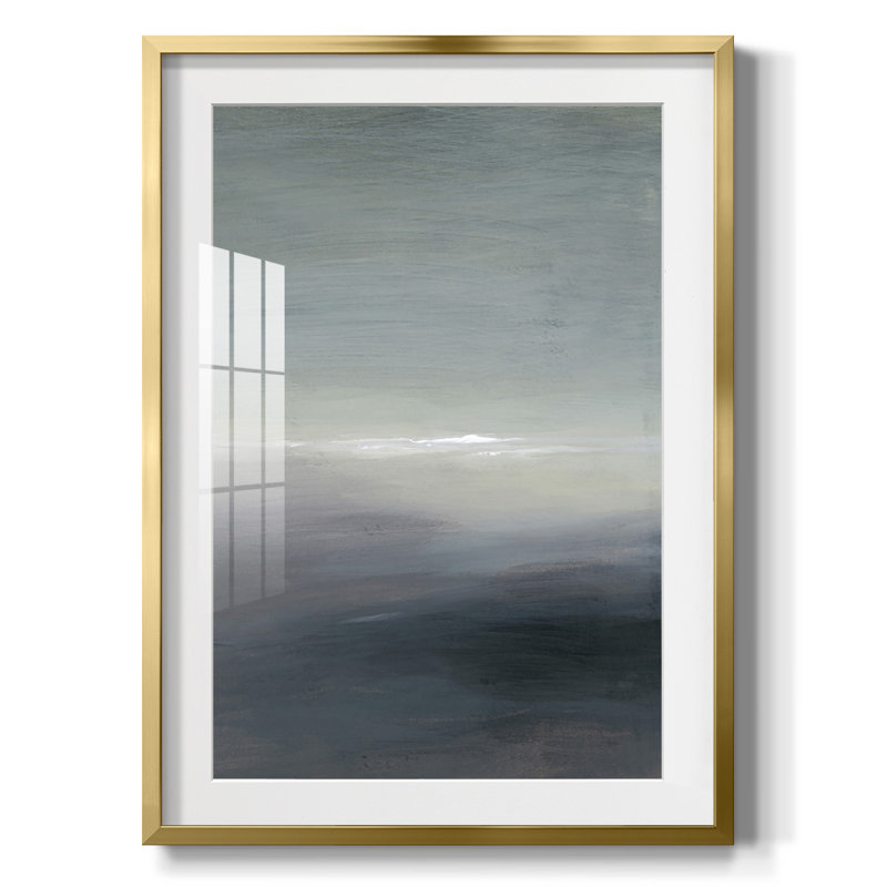 Windy Moor II - Impression encadrée, H 28,5 po x l 20,5 po, Doré