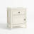 Vienna 1-Drawer Nightstand with Cabinet Storage, Set of 2 – Ivory