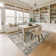 Residency Vintage Focus Traditional Persian Area Rug