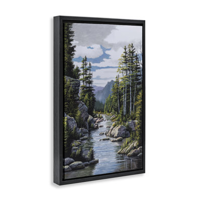 Alone In The Stream Floating Frame, design by Bill Saunders