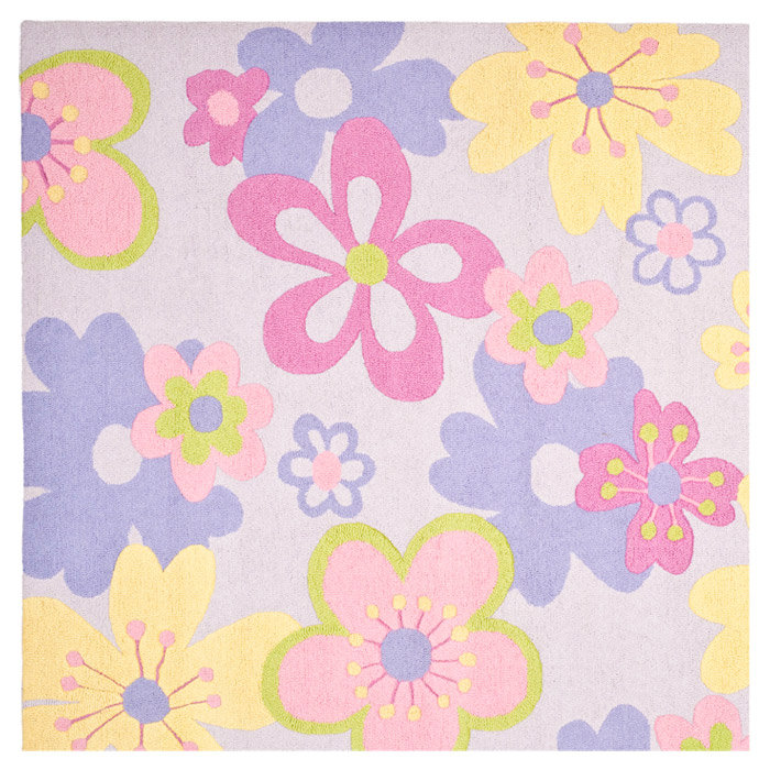Sighref Hand Tufted 80% Wool And 20% Cotton Rug, Square 7'