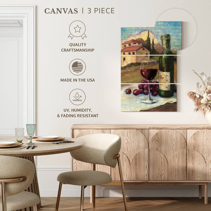 Yarlin Vino Toscano, 57" H x 36" W