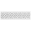 Sevillano 8" x 2" Ceramic Listello Tile Trim in White