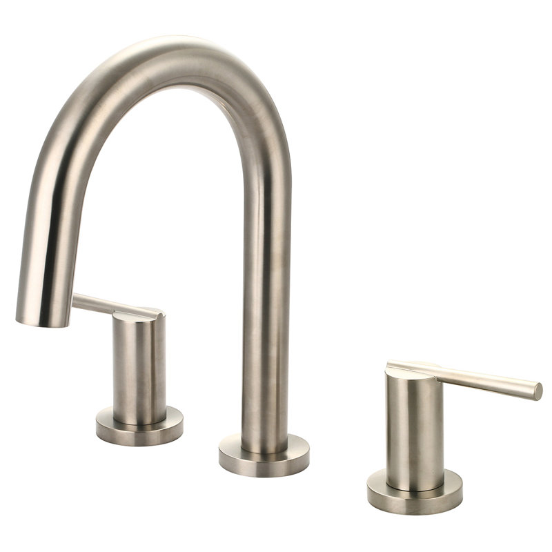 I2V 2 Handle Deck Roman Tub Faucet, Brushed Nickel
