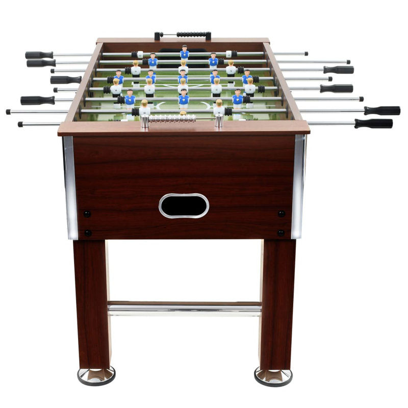 Bodner Freeport Park 140cm L Foosball Table with Telescopic Rods, Brown