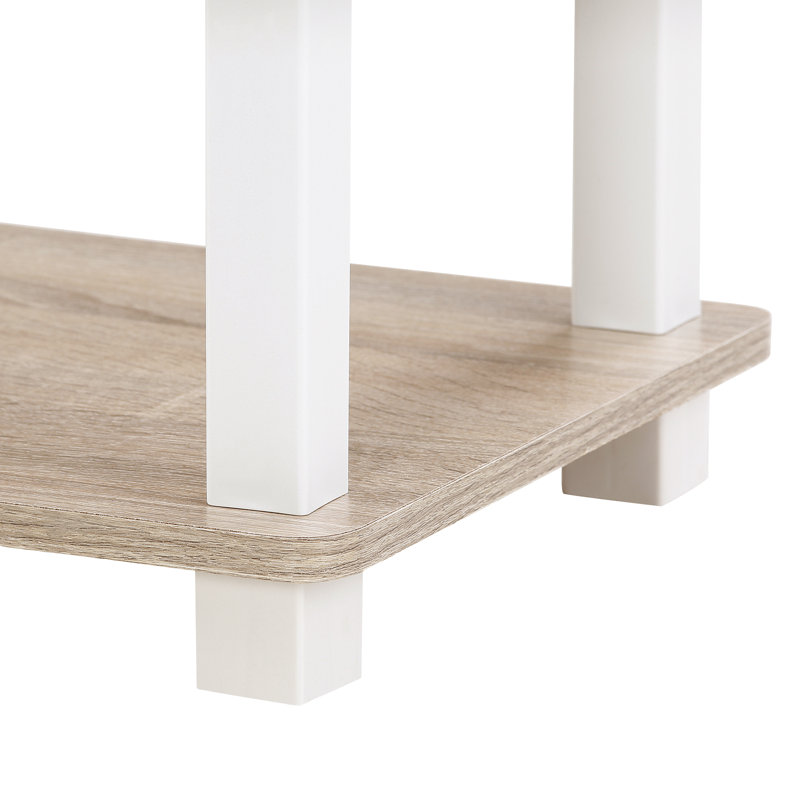 Maxine 59.9cm W Manufactured Wood Shelving Unit, Sonoma Oak/White