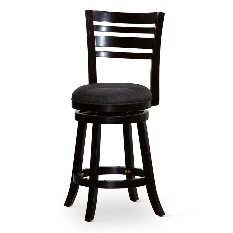 Tabouret de bar rotatif 40 po, Gris anthracite, Espresso