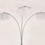 Modern Design Classic Luxury Multi-Head Floor Arc Lamp With Crystal-Like Accents For Elegant Living Rooms