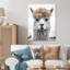 Curieux lama - décoration murale lama en métal-1079228022