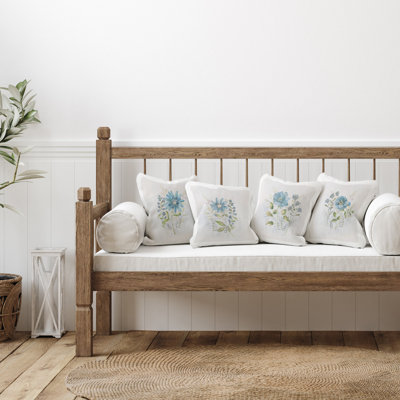 Ensemble de 4 coussins décoratifs Organic Soft Blooms