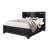 Grey Full Size Bed With Lit Bookcase Headboard, Storage Drawers, Rubberwood Frame, No Box Spring Needed And Solid Rubberwood,-2095496844-2095496847