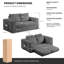 2 Seater Corduroy Sofa-274769815