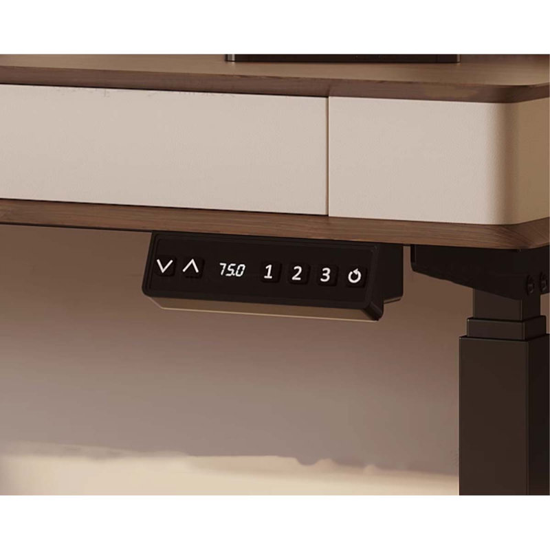 Bureau réglable WoodModern, H 29,59 po x l 62,99 po x P 23,62 po