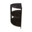 Kalne Half Moon Console Table With 2 Open Shelves, Stylish And Durable For Modern Interiors