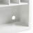 40" Small Arch Bookcase with Display Shelves  for Living Room, Bedroom Or Entryway-1985353036