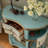 American semi-circular storage arch accent cabinet