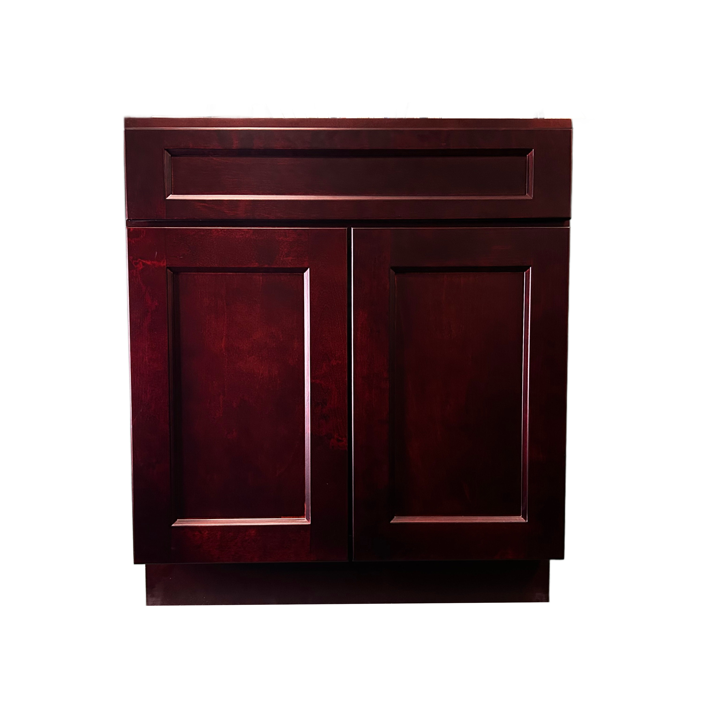 L&C Matte Brown Plywood ReadytoAssemble Sink Base