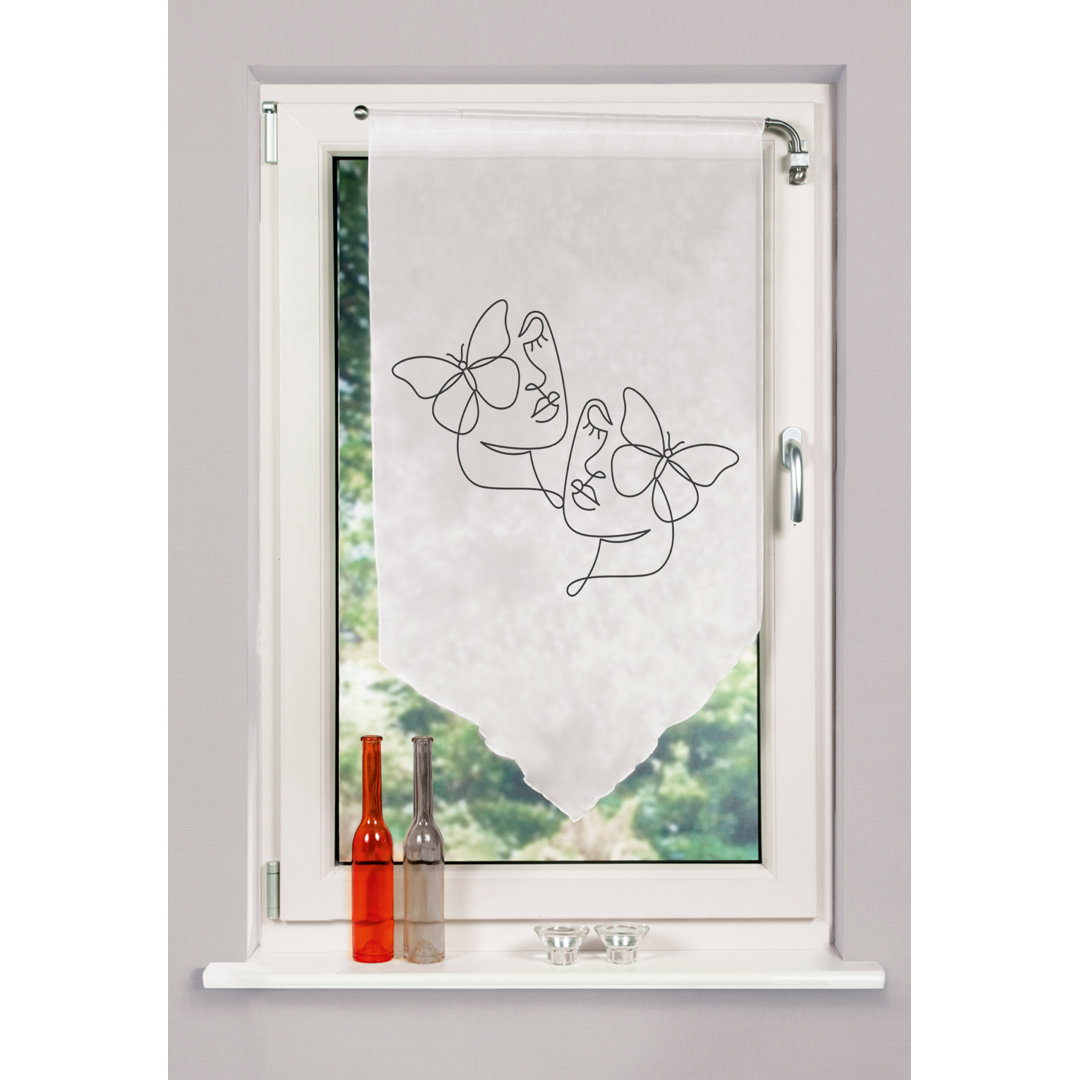 FENSTERBEHANG VOILE DIGITALDRUCK "SYLIA"