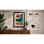 Stacked Horizons Geometric - Framed Print-1312162634-1312162624