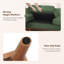 Modular Corner Sofa, L-shaped Couch With Movable Ottoman, Comfy Corduroy Couch With Spring Cushion-1116951051