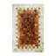Tapis brun en peau de vache patchwork, taille personnalisée-265226665