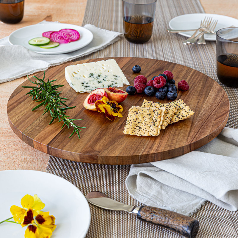 Over&back Wood Lazy Susan