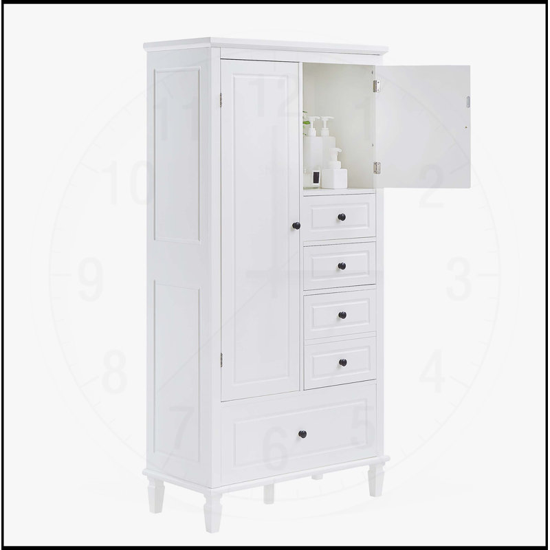 Armoire de rangement polyvalente avec tablettes réglables pour différentes pièces, améliorant ainsi l'organisation