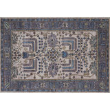 Traditional One-of-a-Kind Rectangle 4'1" X 6' Hand Knotted Area Rug